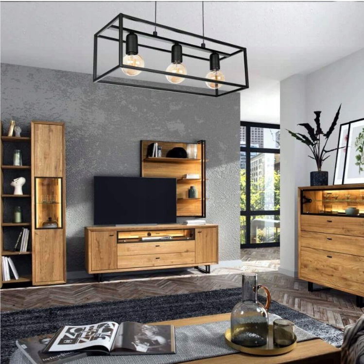 Nowoczesne Lampy Wiszące Loft Horus 2862/Z-B-3