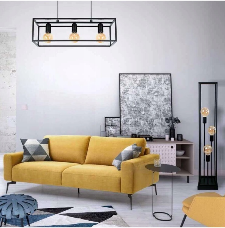 Nowoczesne Lampy Wiszące Loft Horus 2862/Z-B-3