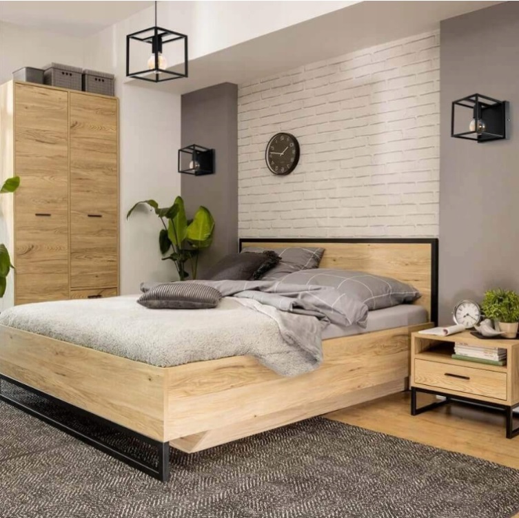 Nowoczesne Lampy Ścienne Loft Horus 2870/K-B-1