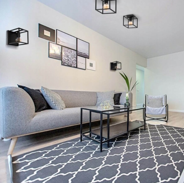 Nowoczesne Lampy Ścienne Loft Horus 2870/K-B-1