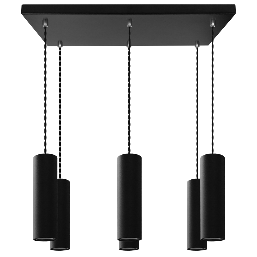 NOWOCZESNE LAMPY WISZĄCE LOFT ROLLER 6P 05/6PC