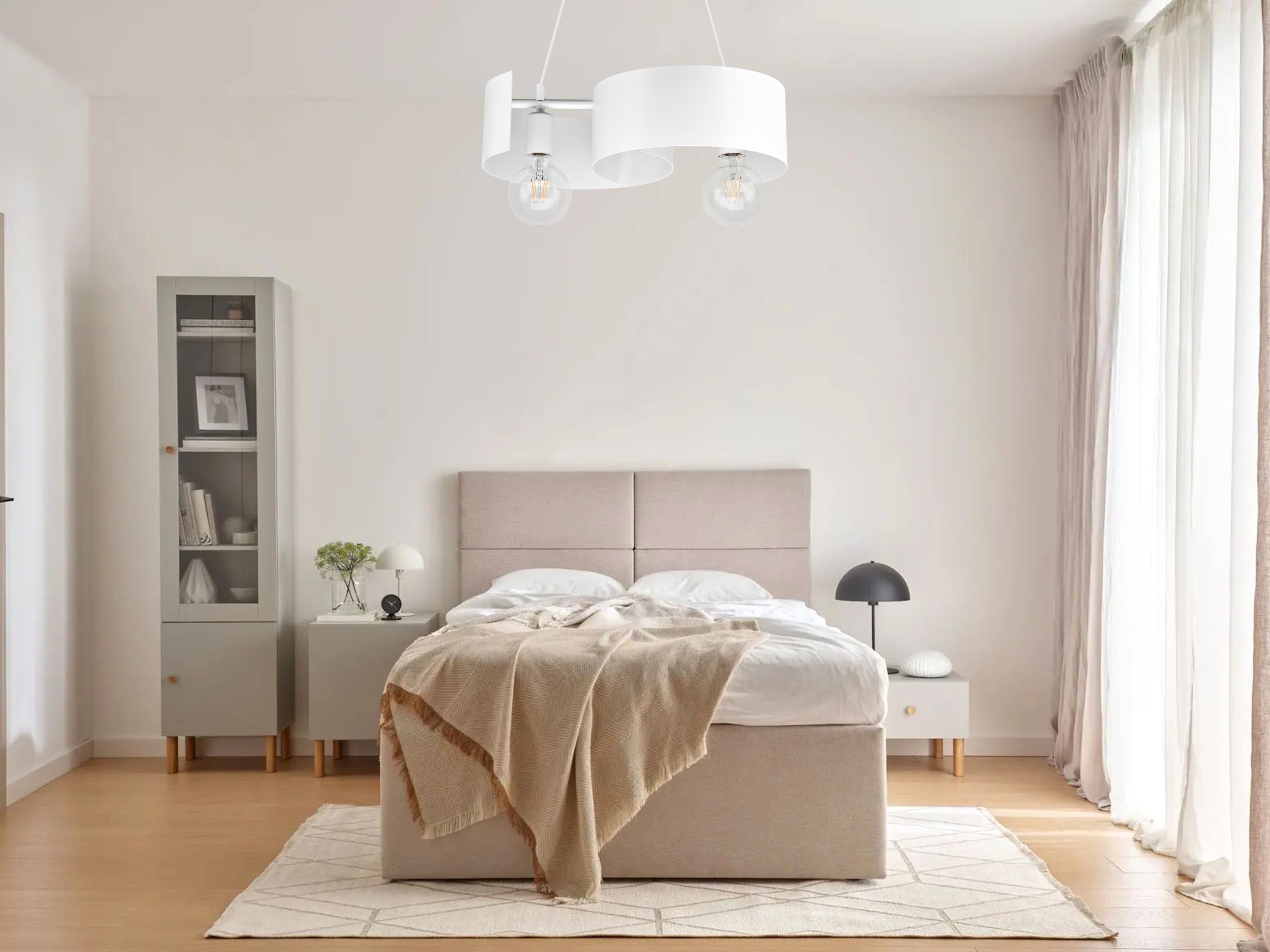 TWIST NOWOCZESNE LAMPY WISZĄCE 2706/Z-B-2 BI LW2