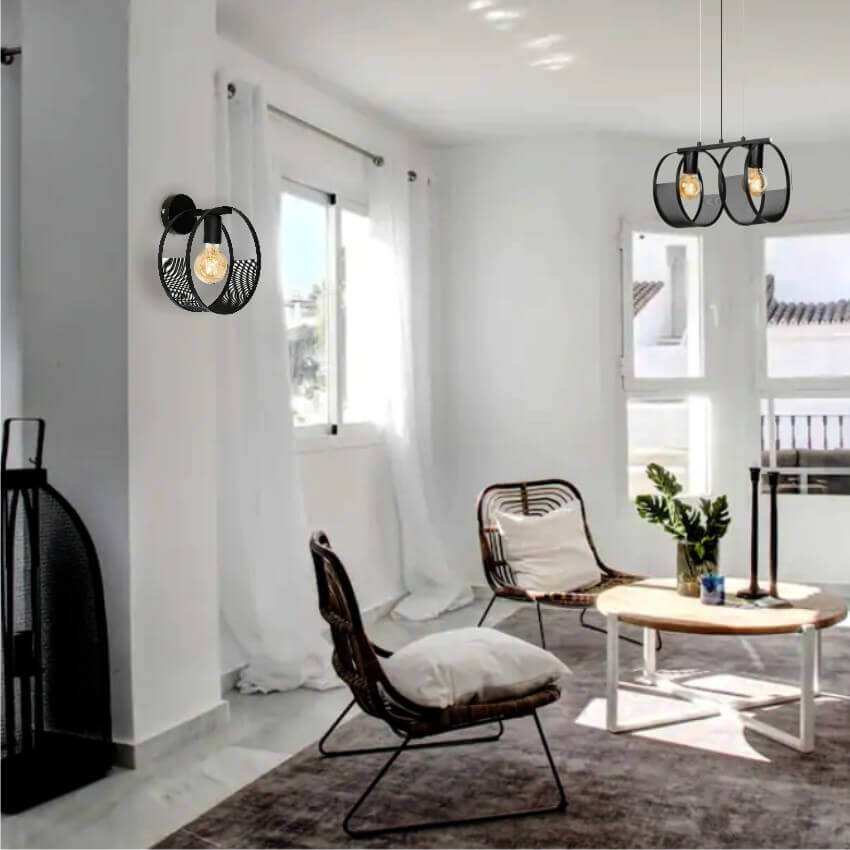 Nowoczesne Lampy Ścienne Loft Hydra 2749/K-B-1