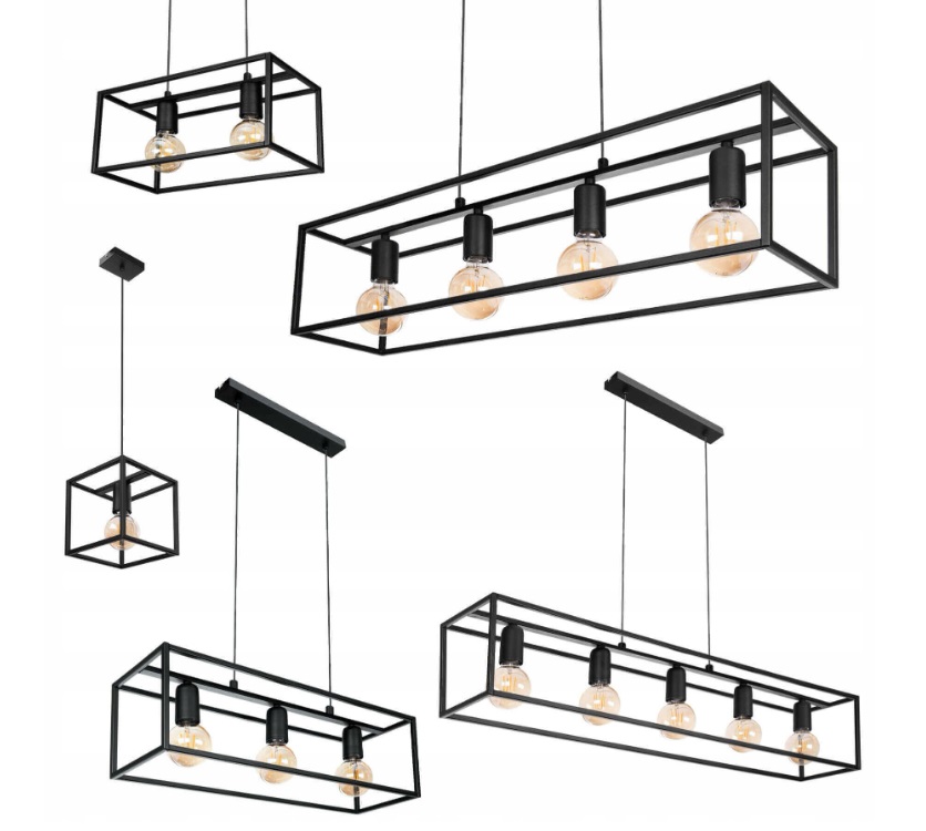 Nowoczesne Lampy Wiszące Loft Horus 2858/Z-B-5