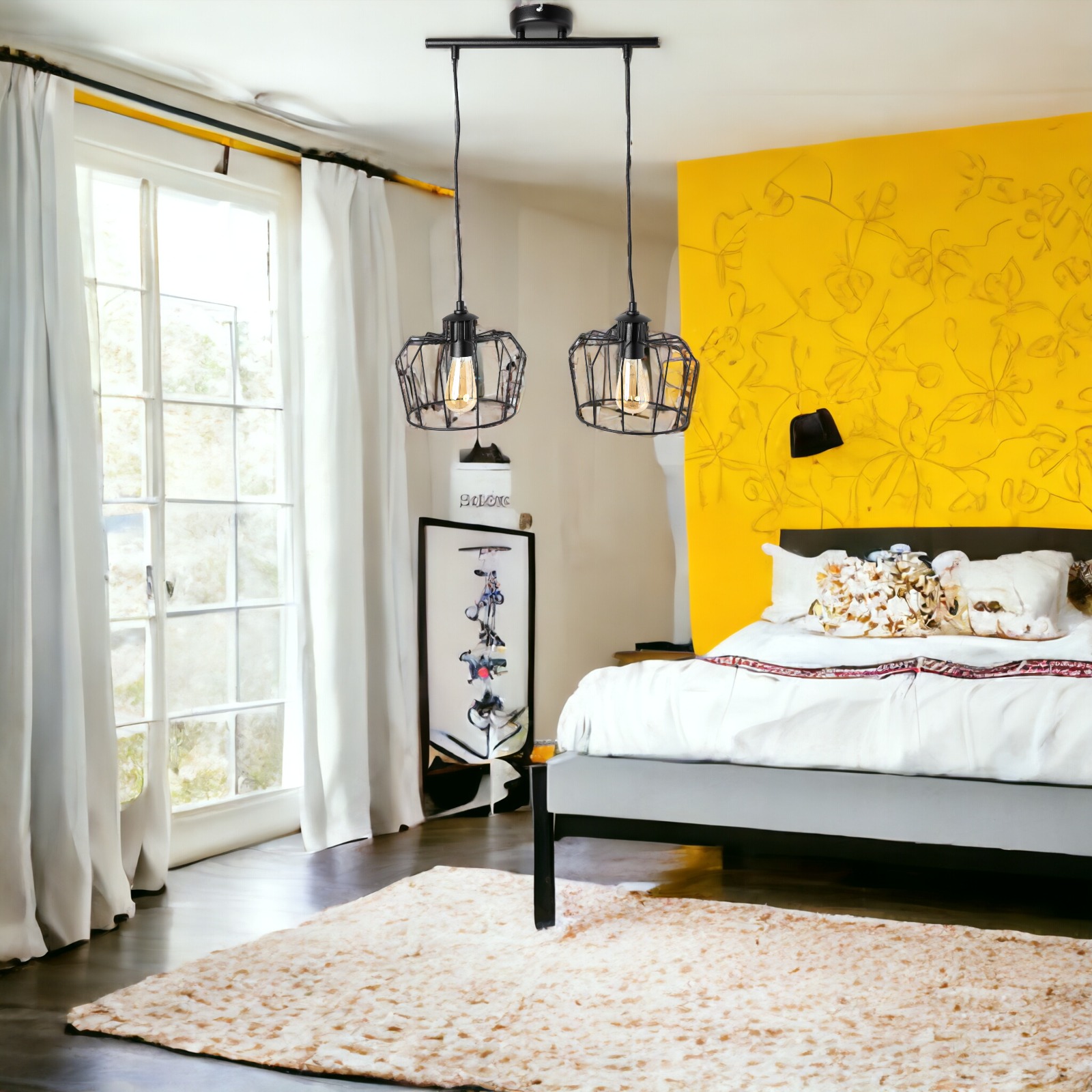 Nowoczesne Lampy Wiszące Loft TARANTULA  2764/Z-B-2