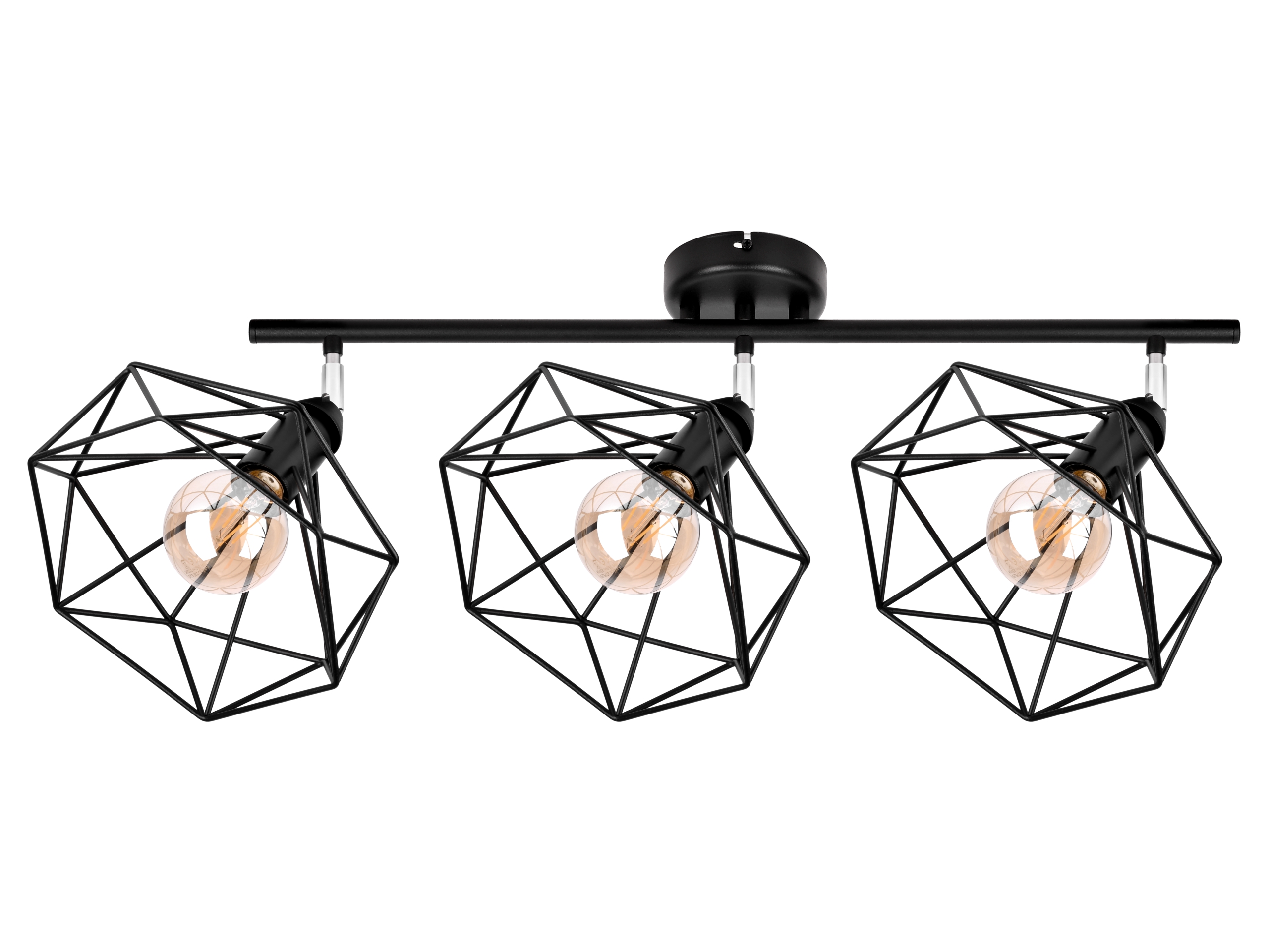 SZACH NOWOCZESNE LAMPY WISZĄCE 2712/Z-B-3 CZARNA LW3