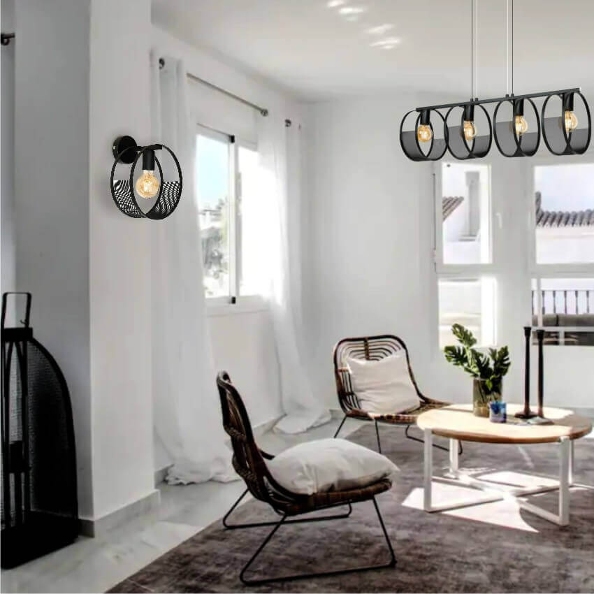 Nowoczesne Lampy Ścienne Loft Hydra 2749/K-B-1