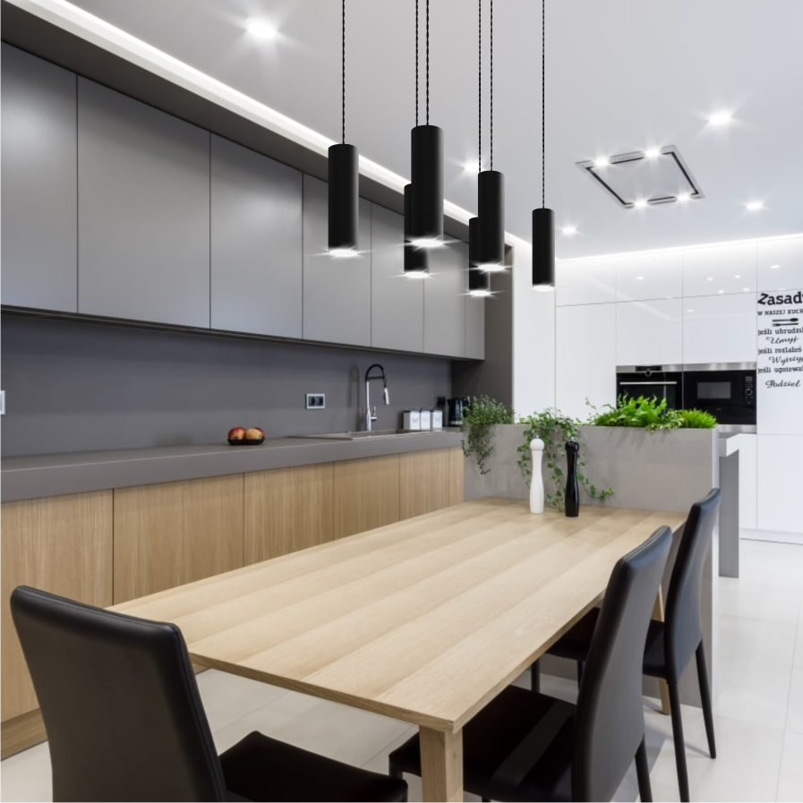 NOWOCZESNE LAMPY WISZĄCE LOFT ROLLER 6P 05/6PC