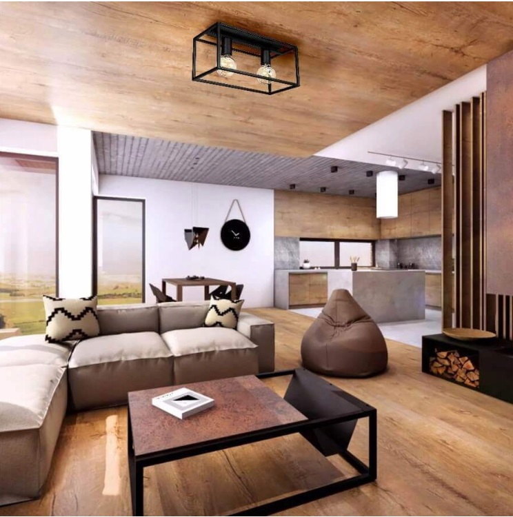 Nowoczesne Lampy Wiszące Loft Horus 2865/Z-B-2