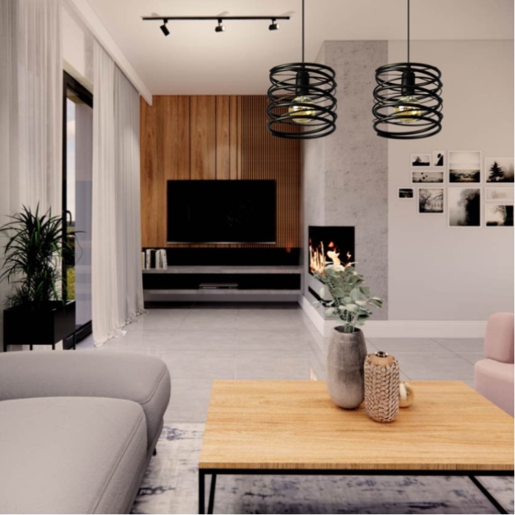 Nowoczesne Lampy Wiszące Loft Spring 2785/Z-B-2