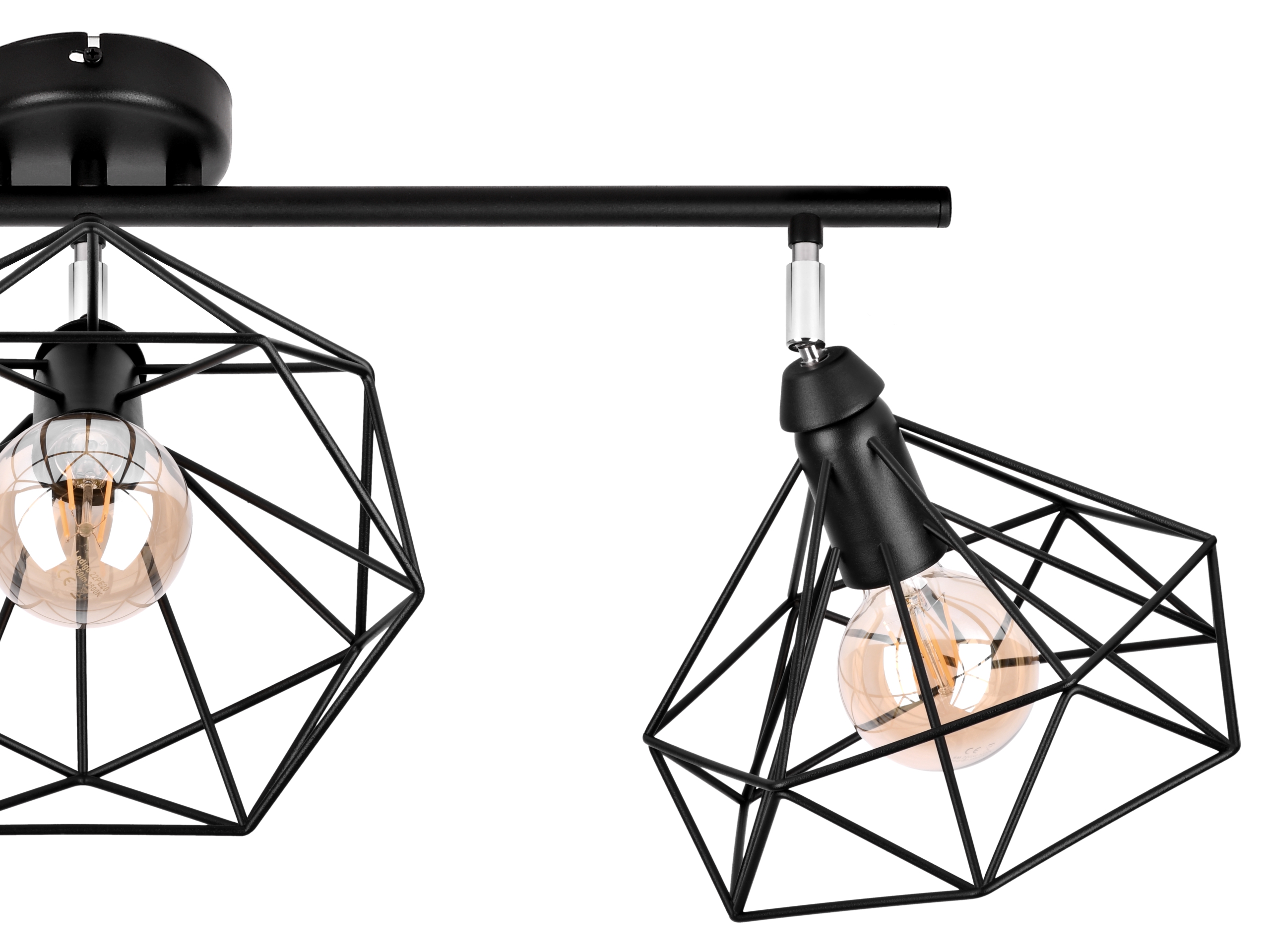 SZACH NOWOCZESNE LAMPY WISZĄCE 2712/Z-B-3 CZARNA LW3