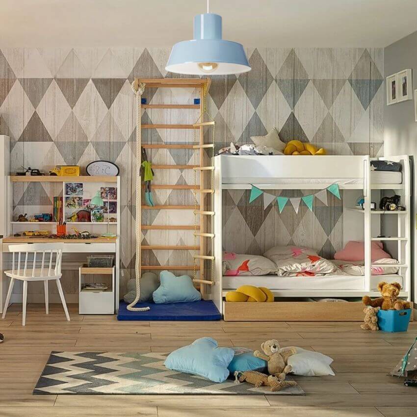 POLLY 1 Lampa wisząca - Industrialna, metalowa, niebieska 1xE27