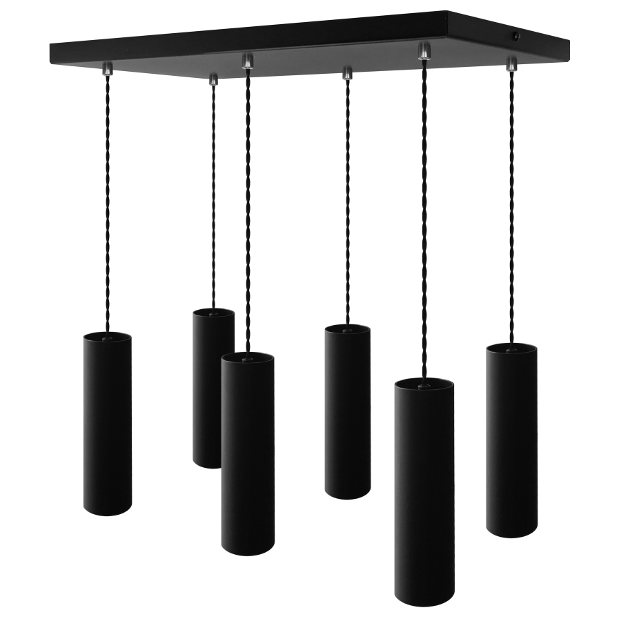 NOWOCZESNE LAMPY WISZĄCE LOFT ROLLER 6P 05/6PC