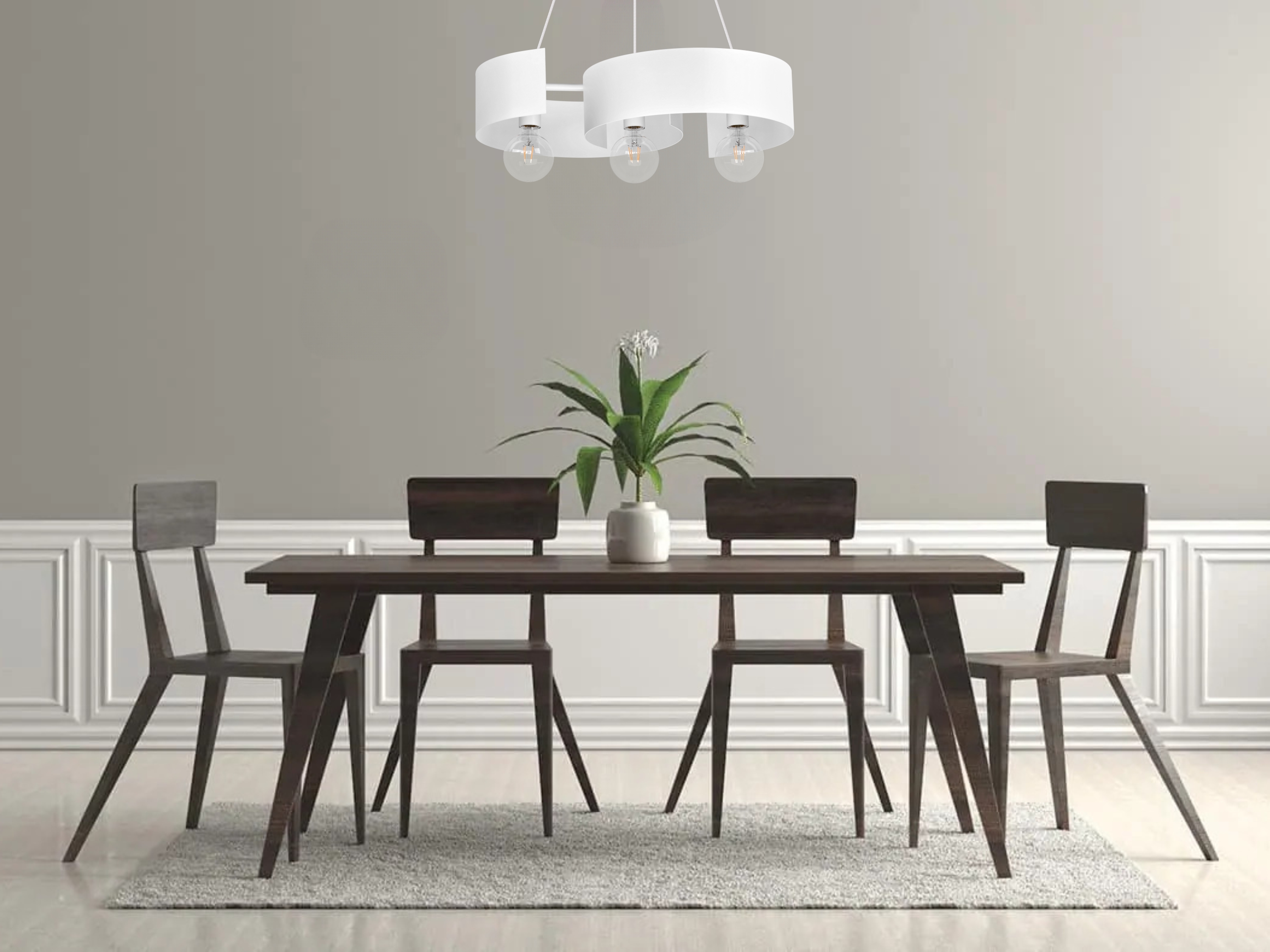 TWIST NOWOCZESNE LAMPY WISZĄCE 2707/Z-B-3 BI LW3