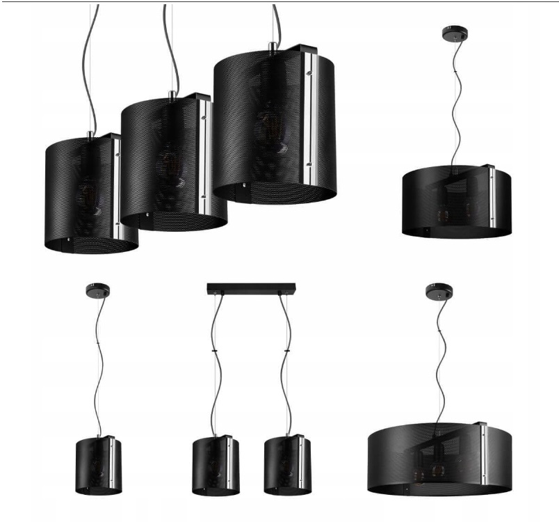 Nowoczesne Lampy Wiszące Loft Kometa 2921/Z-B-2