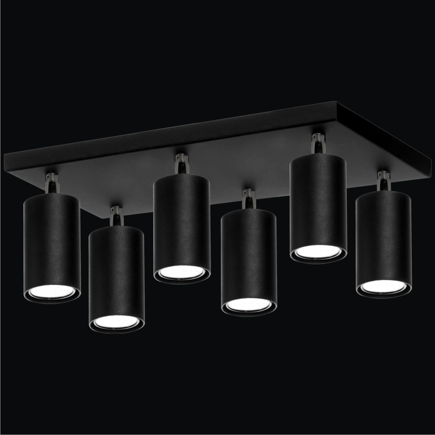 NOWOCZESNE LAMPY WISZĄCE LOFT ROLLER 6L 06/6PC