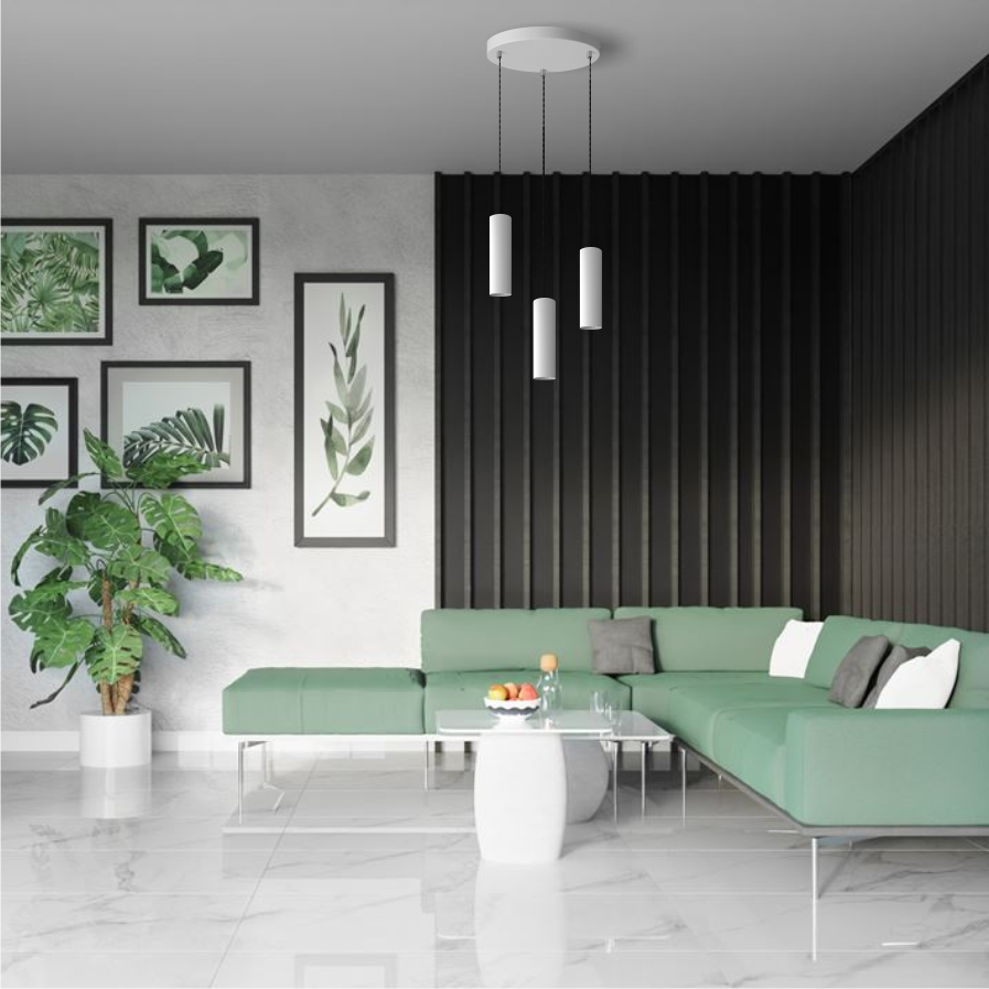 NOWOCZESNE LAMPY WISZĄCE LOFT TUBA 3P 05/3PB