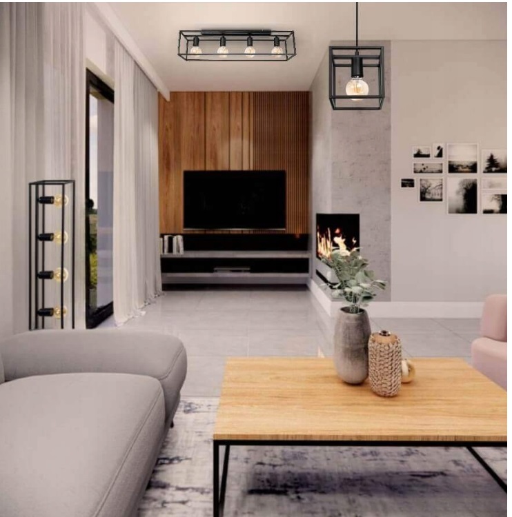 Nowoczesne Lampy Wiszące Loft Horus 2860/Z-B-1