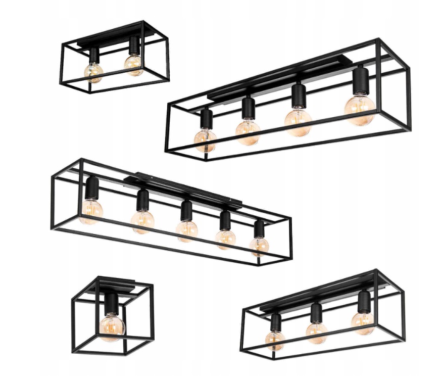 Nowoczesne Lampy Ścienne Loft Horus 2870/K-B-1