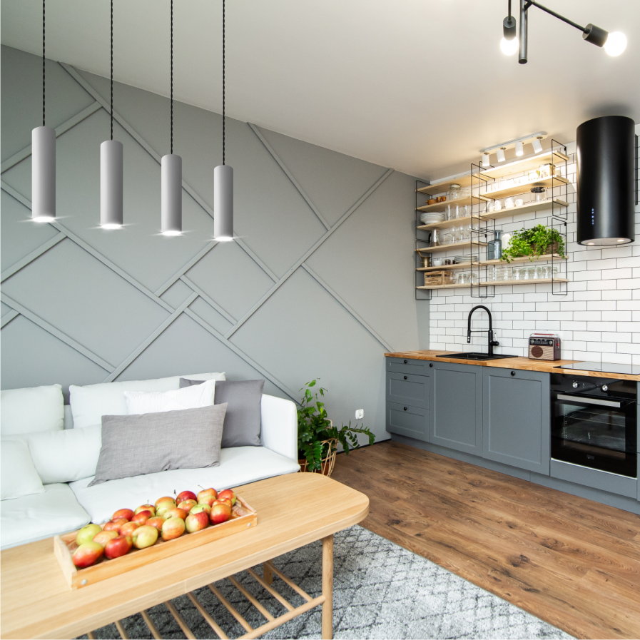 NOWOCZESNE LAMPY WISZĄCE ROLLER 4L 05/4LB