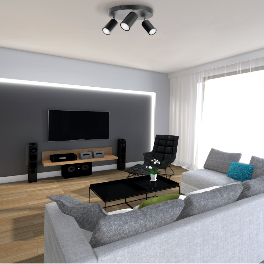 NOWOCZESNE LAMPY WISZĄCE LOFT ROLLER 3P 05/3PC