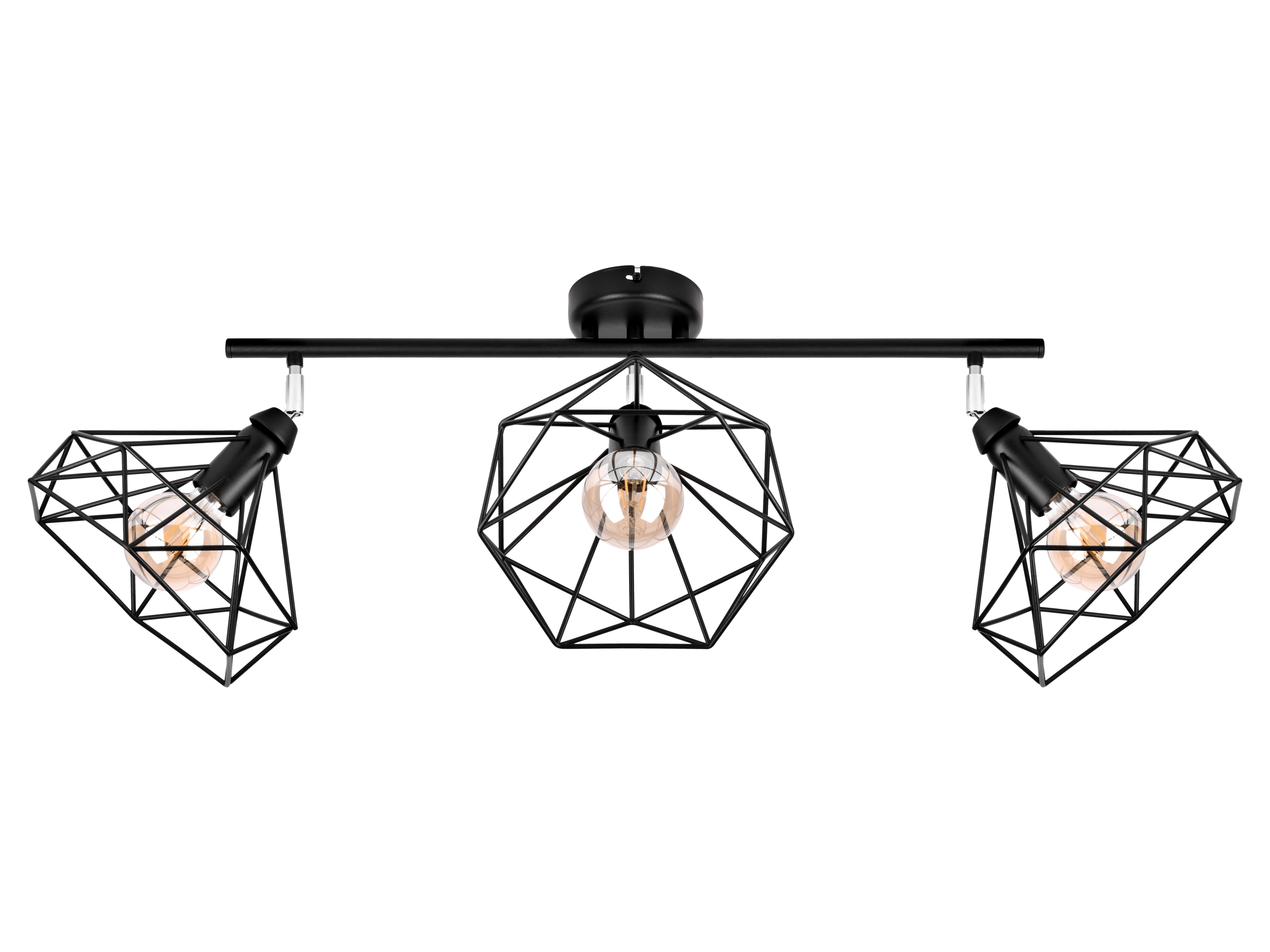 SZACH NOWOCZESNE LAMPY WISZĄCE 2712/Z-B-3 CZARNA LW3