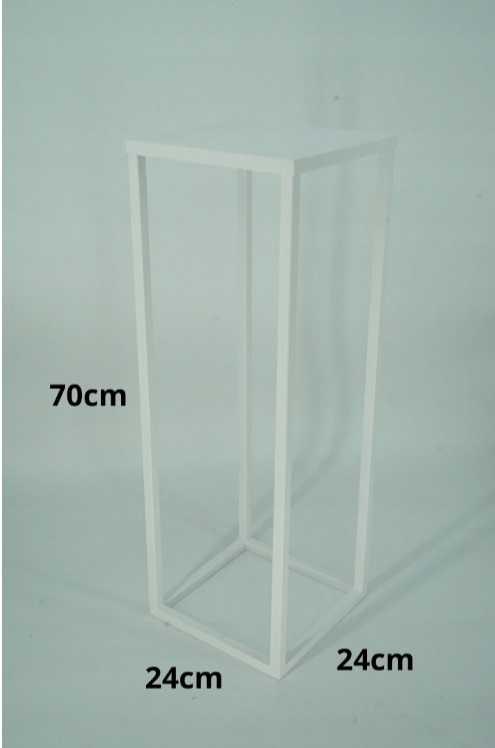 Nowoczesny Kwietnik Loft BIAŁY SIMPLE 16 123/K-16-1P-70B