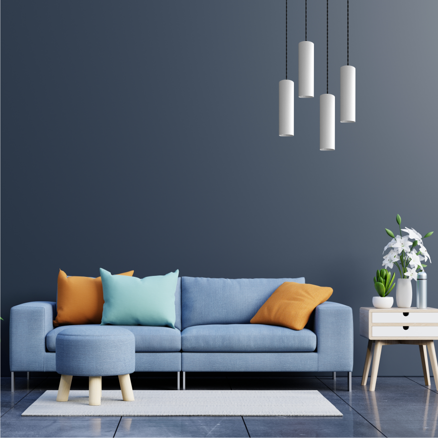 NOWOCZESNE LAMPY WISZĄCE LOFT ROLLER 4P 05/4PB