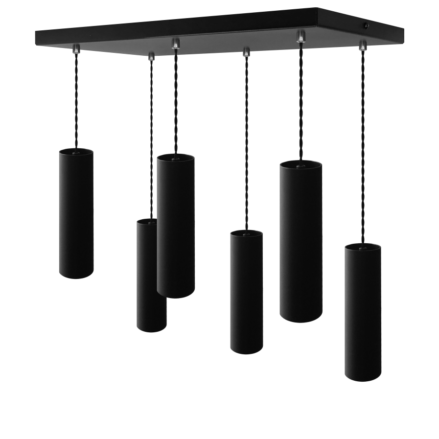 NOWOCZESNE LAMPY WISZĄCE LOFT ROLLER 6P 05/6PC