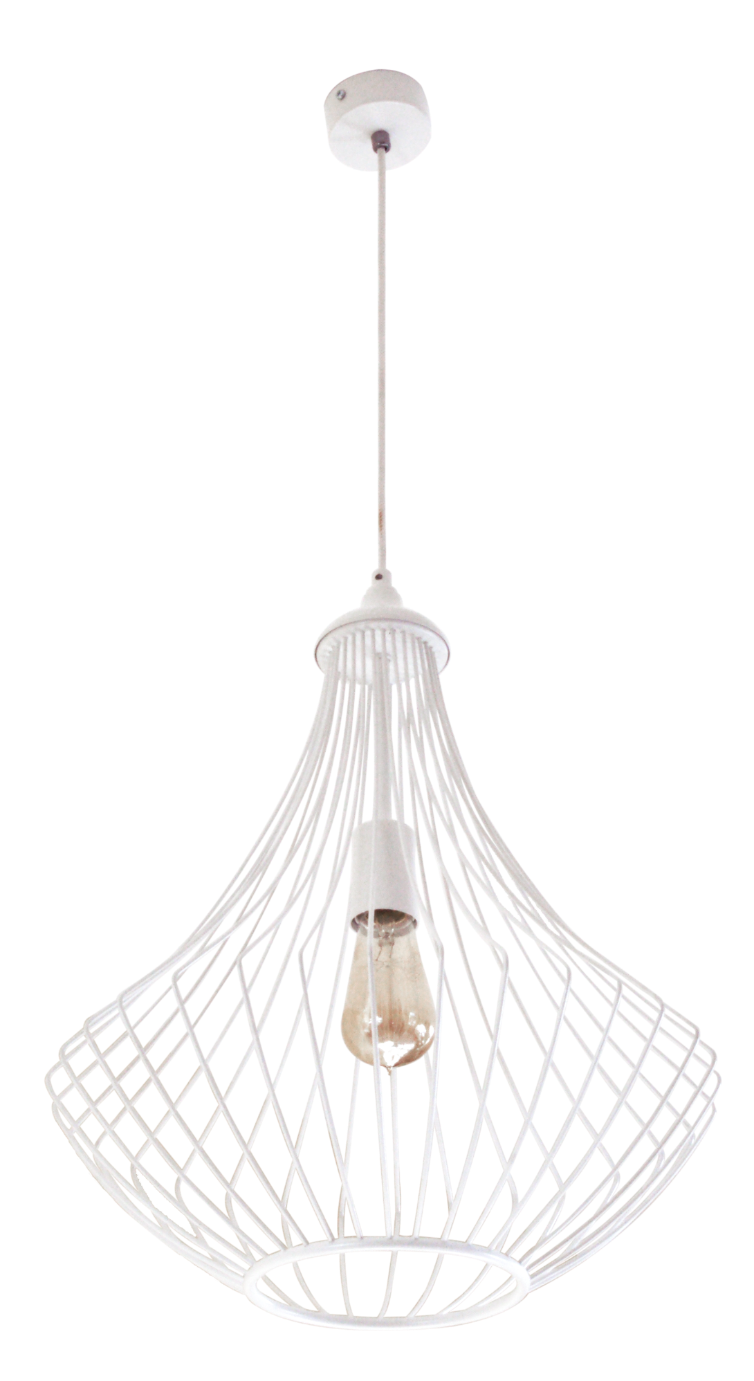 Nowoczesne Lampy Wiszące Loft Turbacz 2643/Z-B-1 BI