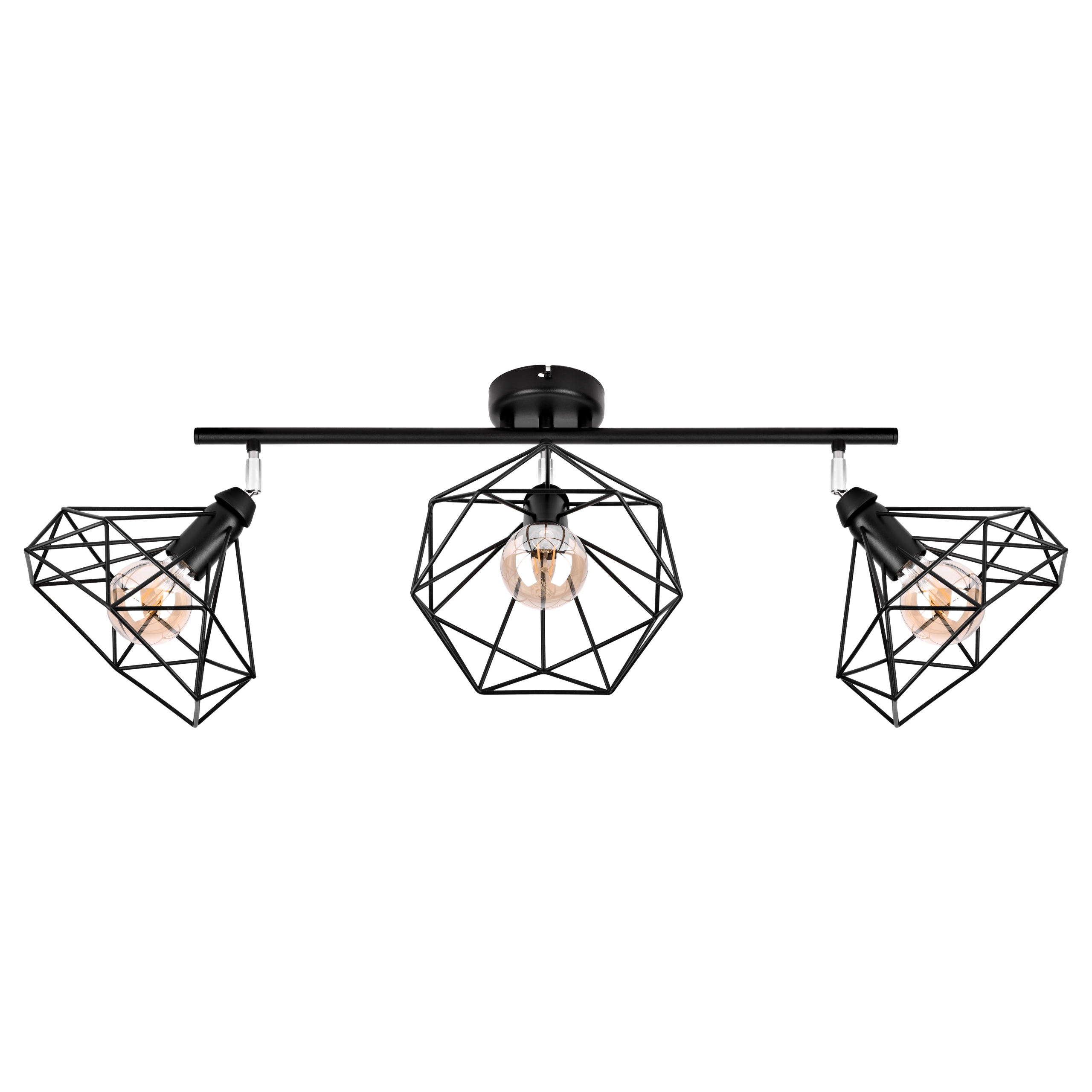 SZACH NOWOCZESNE LAMPY WISZĄCE 2712/Z-B-3 CZARNA LW3