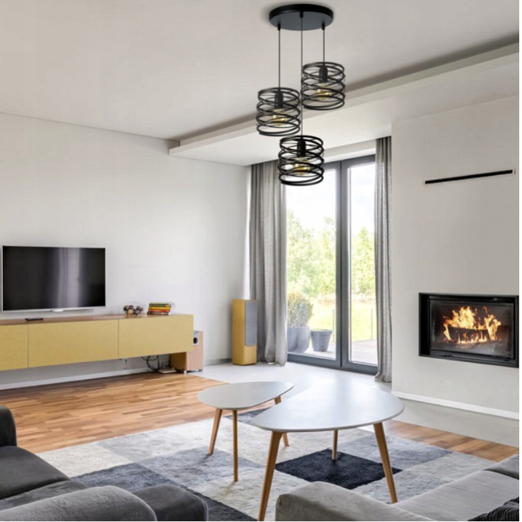 Nowoczesne Lampy Wiszące Loft Spring 2787/Z-B-3