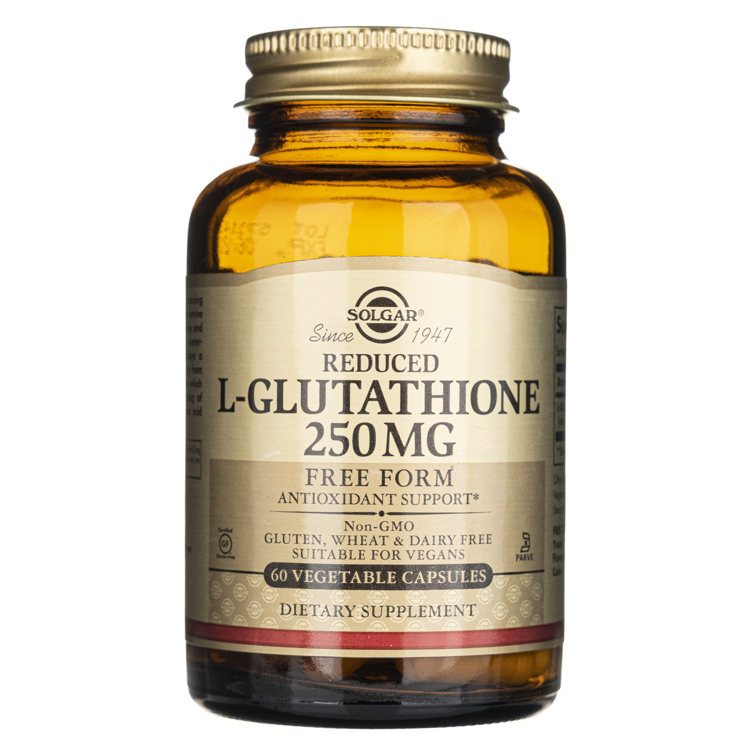 Solgar Maximised L-Glutathione Reduced 250mg 60 Vegetable Capsules Amino  Acid 33984013513| eBay