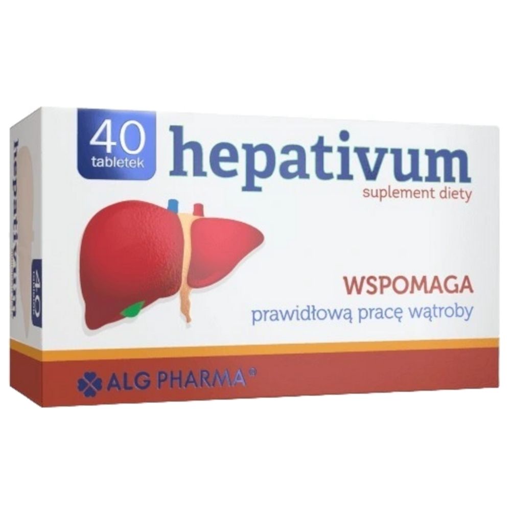 ALG Pharma Hepativum - 40 Comprimés - Complément Alimentaire Pour Le Foie - Neuf