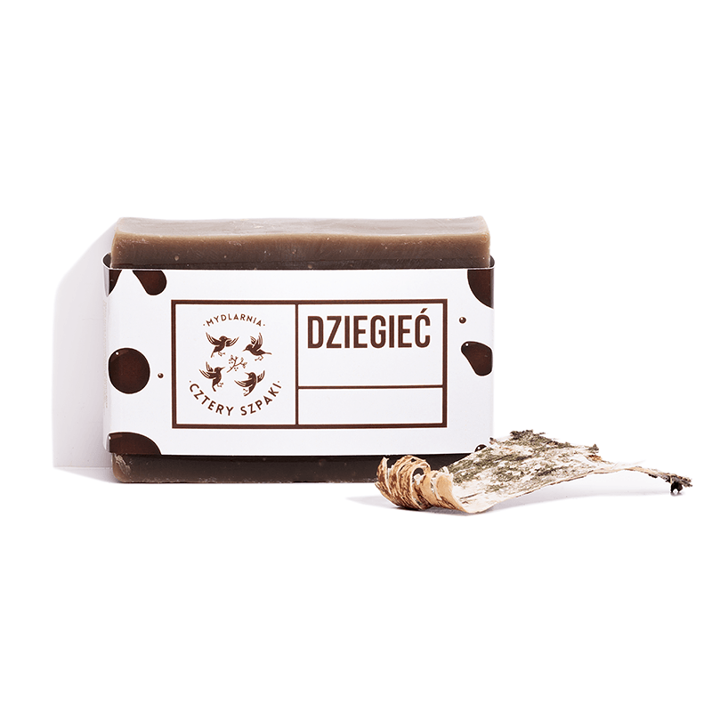 Savon Au Goudron Cztery Szpaki (Four Spots) - 110g - Pour Peaux à Problèmes - Usage Quotidien