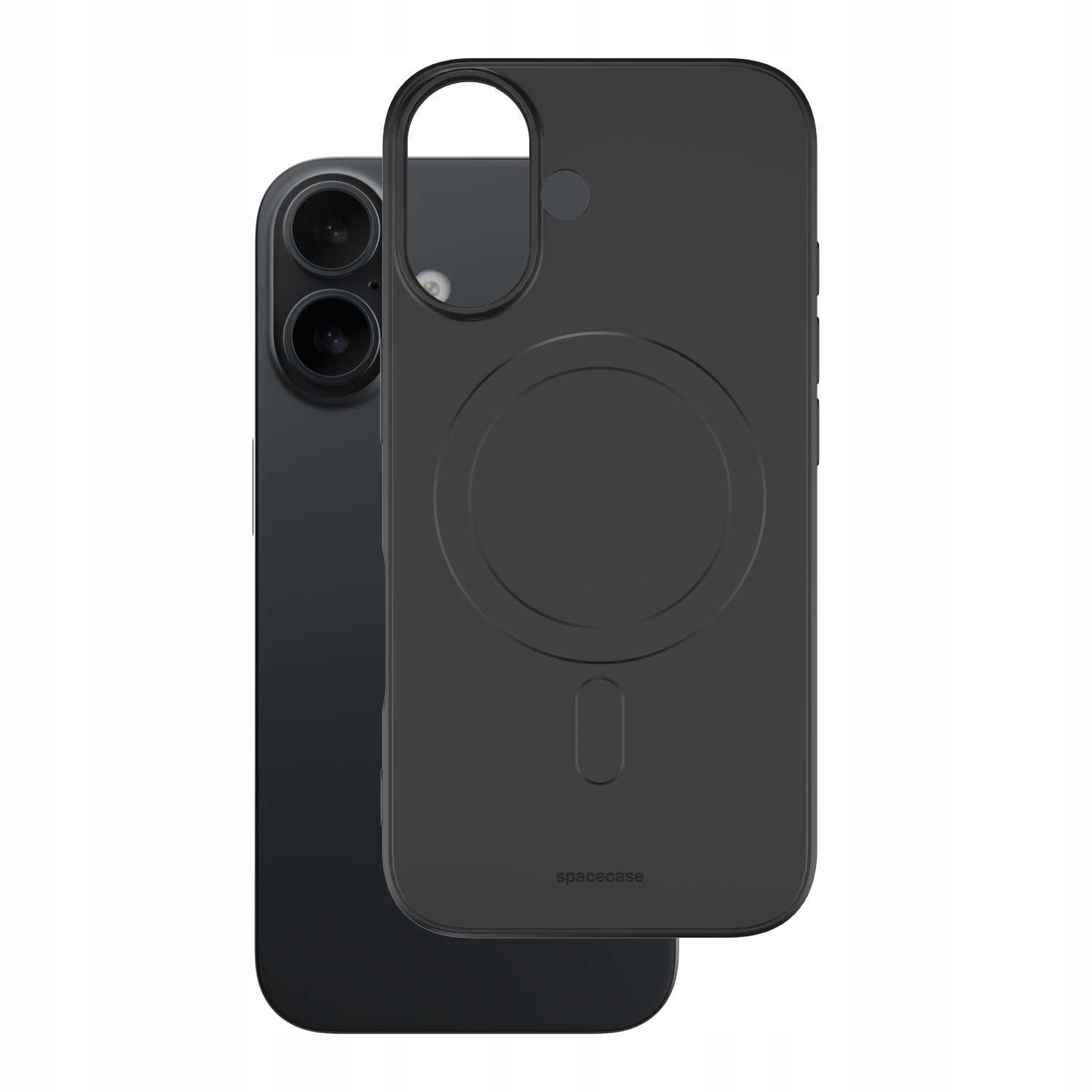 SC Silicone Magnetic Case iPhone 16 black