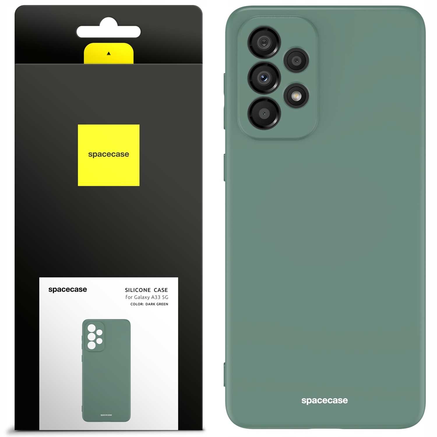 SC Silicone Case Galaxy A33 5G dark green