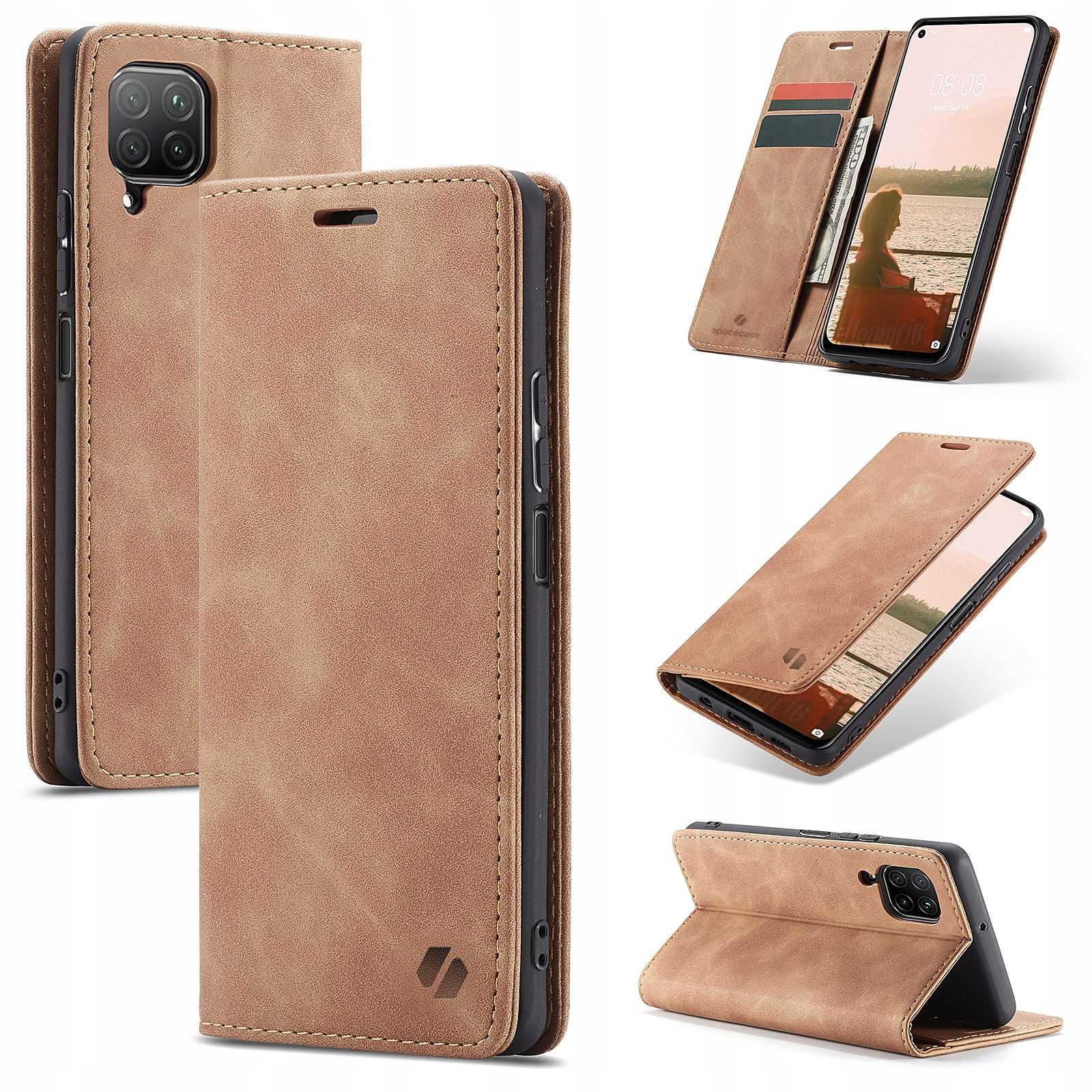 SC Wallet Huawei P40 Lite light brown