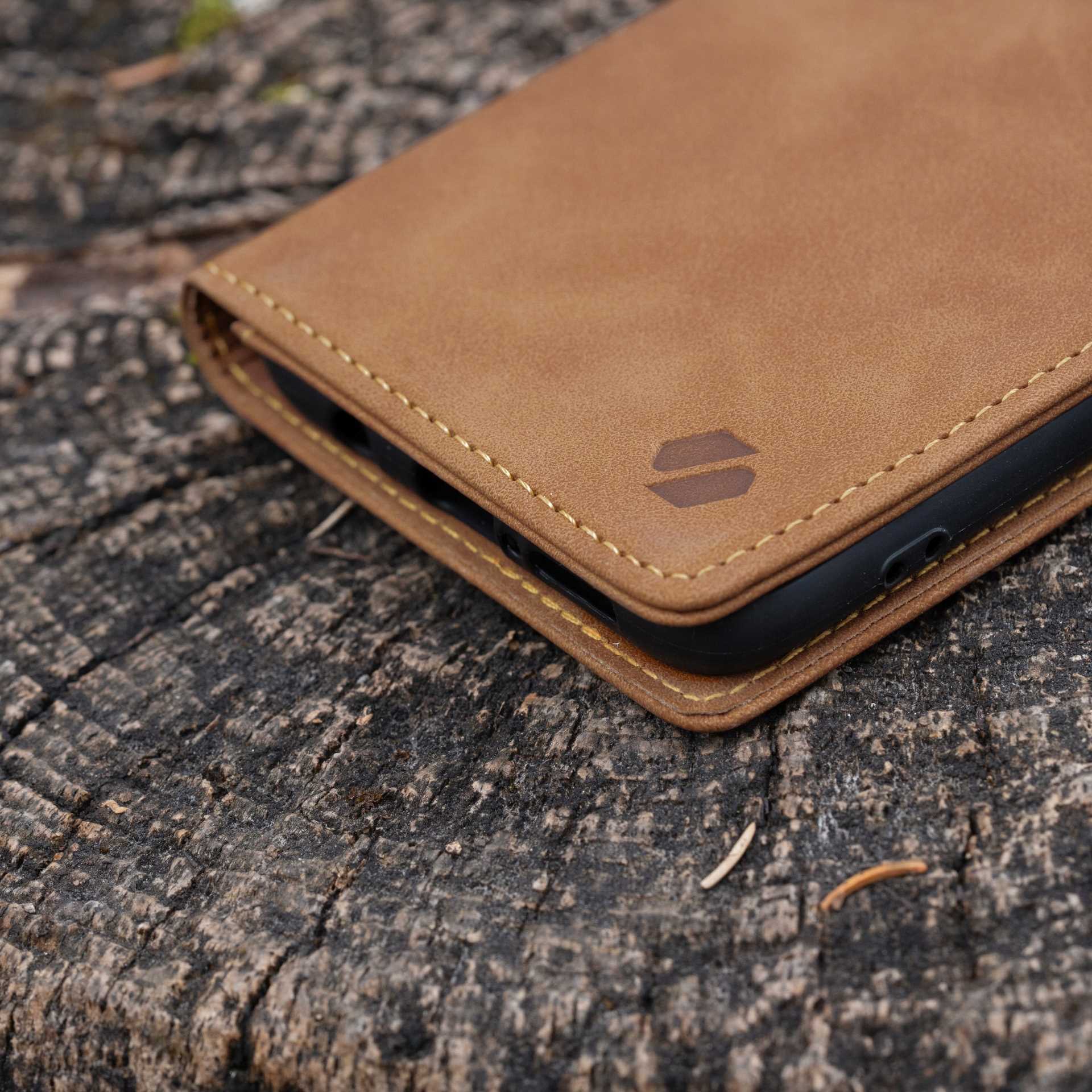 SC Wallet iPhone 15 Plus light brown