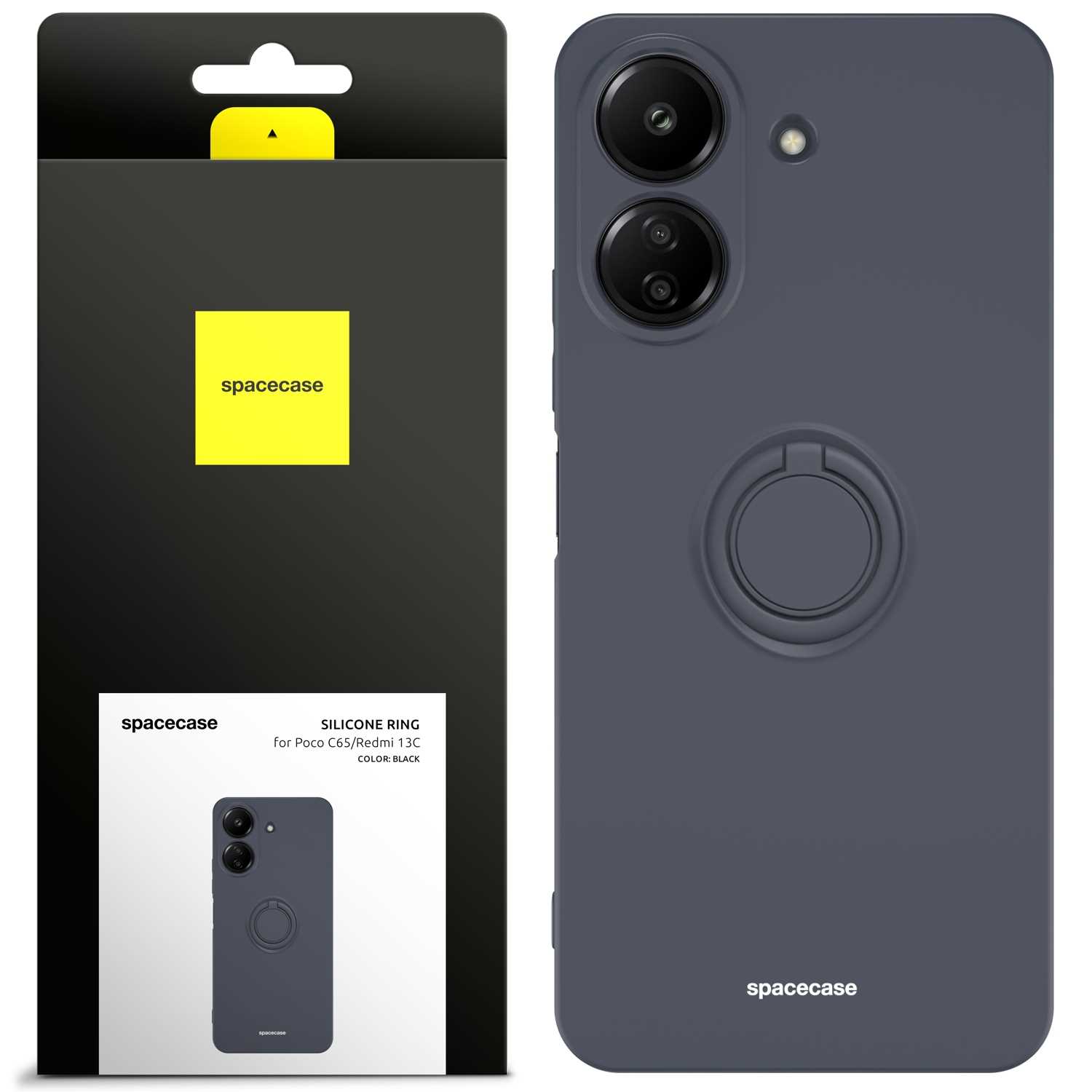 SC Silicone Ring Redmi 13C 4G / Poco C65 black