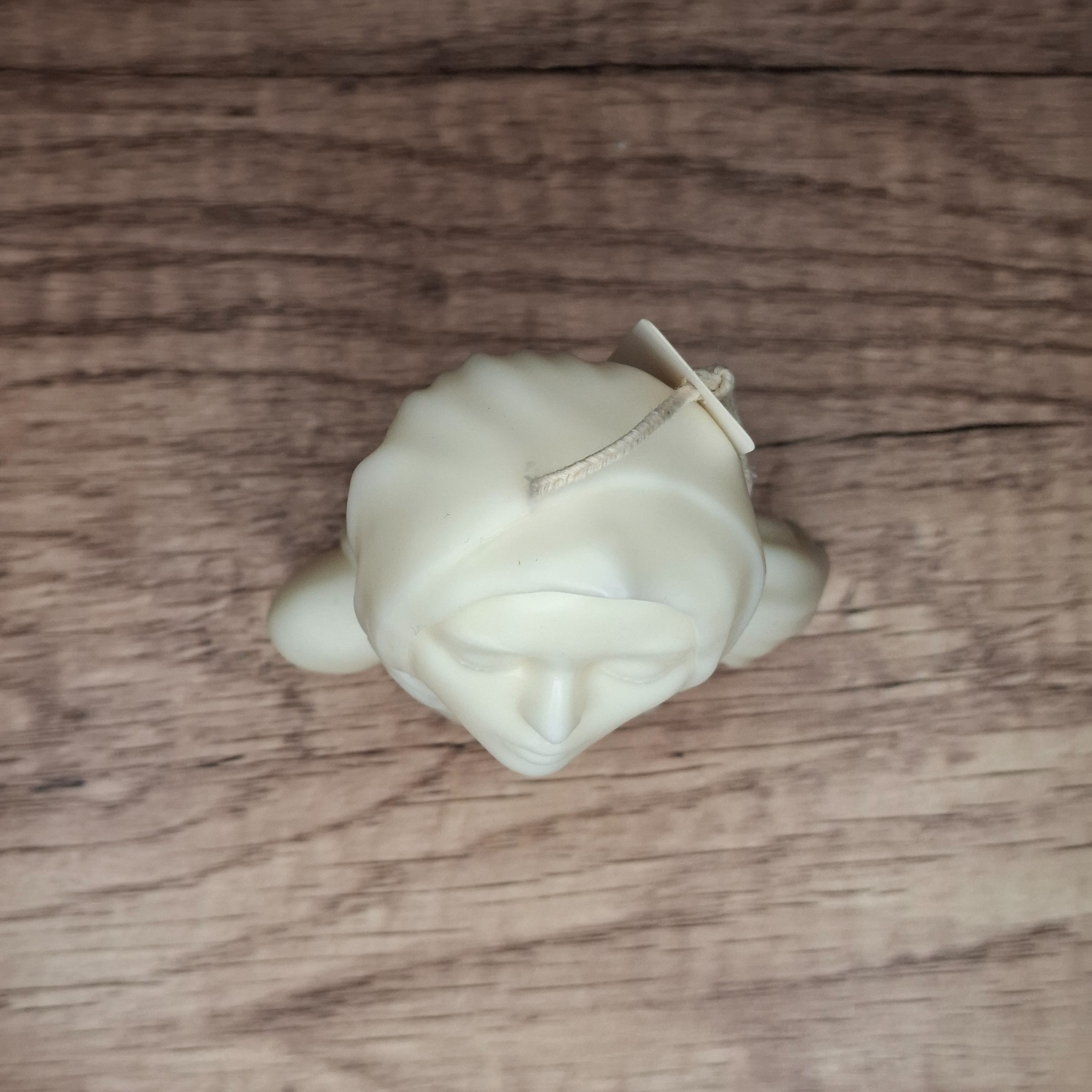 Świeca Dekoracyjna Biała Sojowa Naturalna Ozdobna Prezent Duża Dama