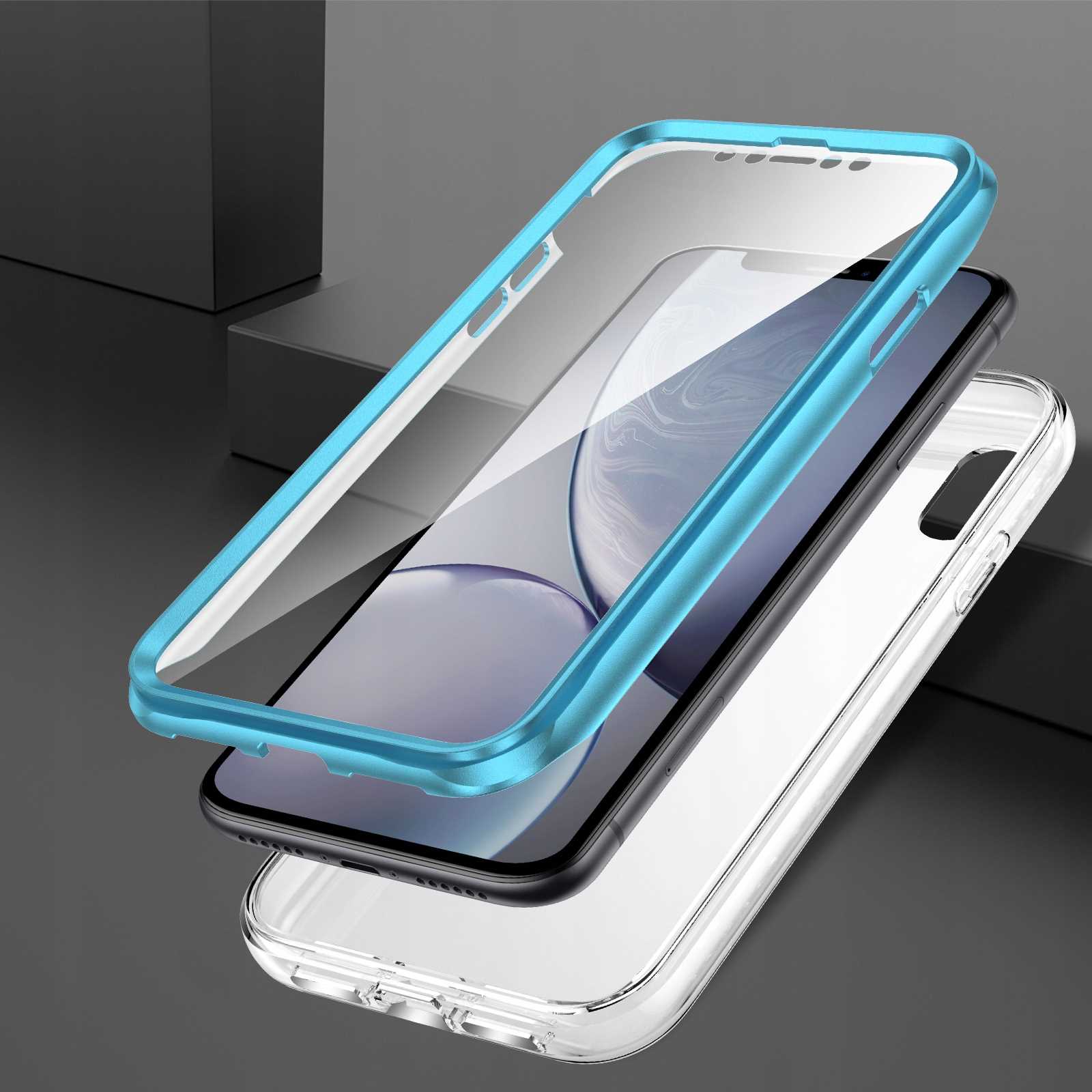 SC Marble 360 iPhone Xr niebieski