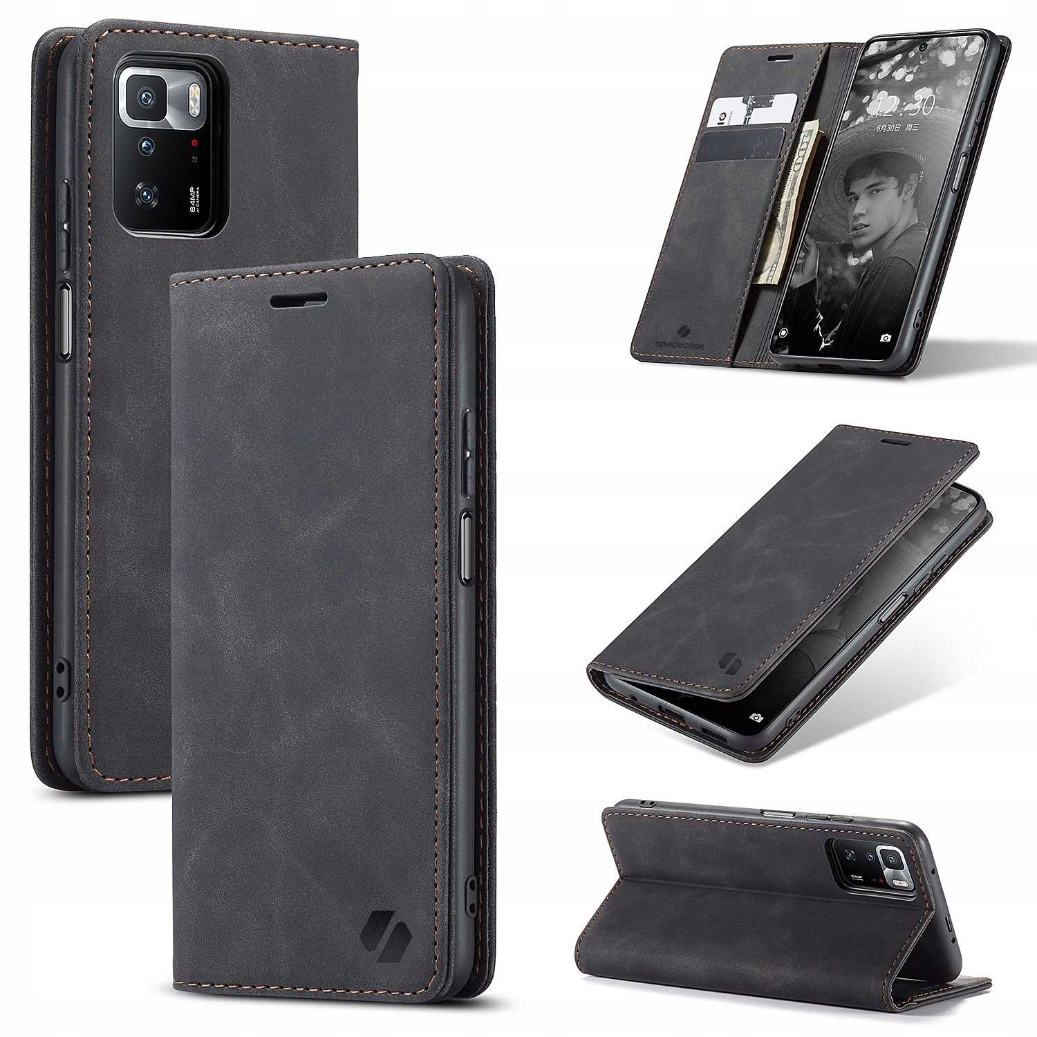 SC Wallet Redmi Note 10 Pro black