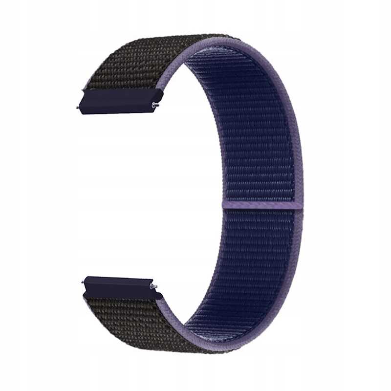 SC Nylon Strap 20mm midnight blue/black