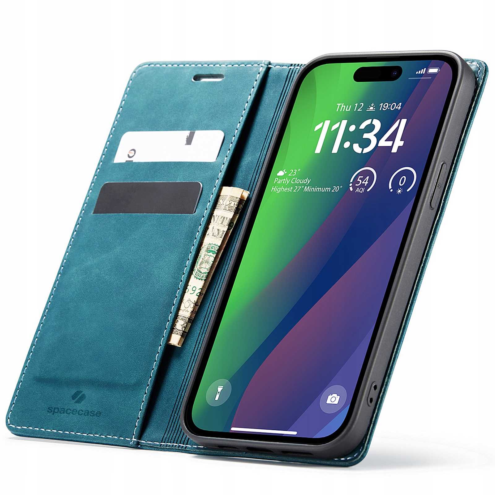 SC Wallet iPhone 15 Plus blue