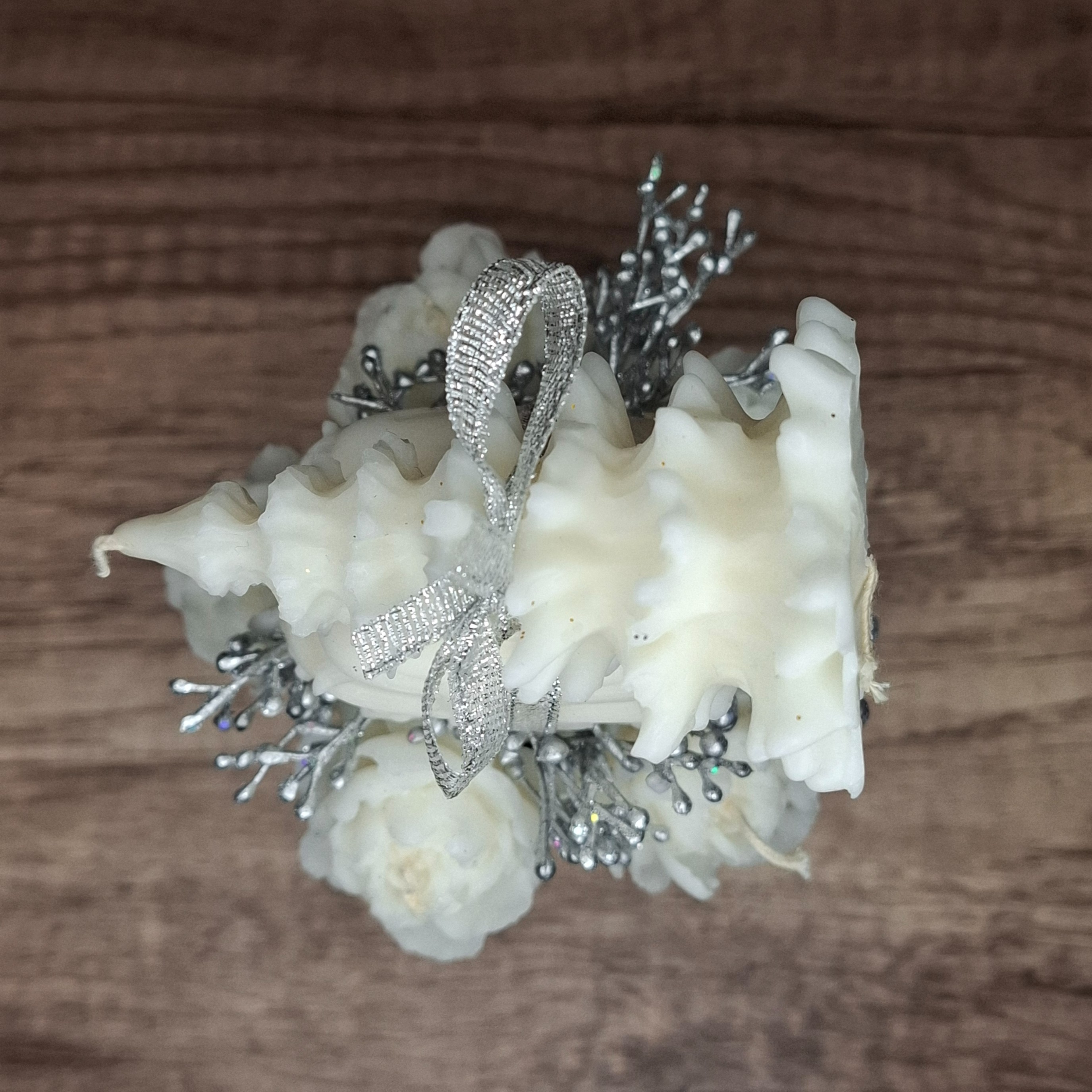 Candle Box Stroik Świece Ozdoba Prezent Święta Dekoracja Choinka Auto