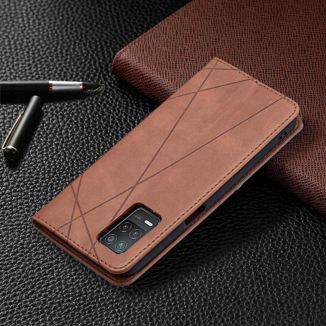 ZAPS Origami Realme 8/8 Pro brązowy
