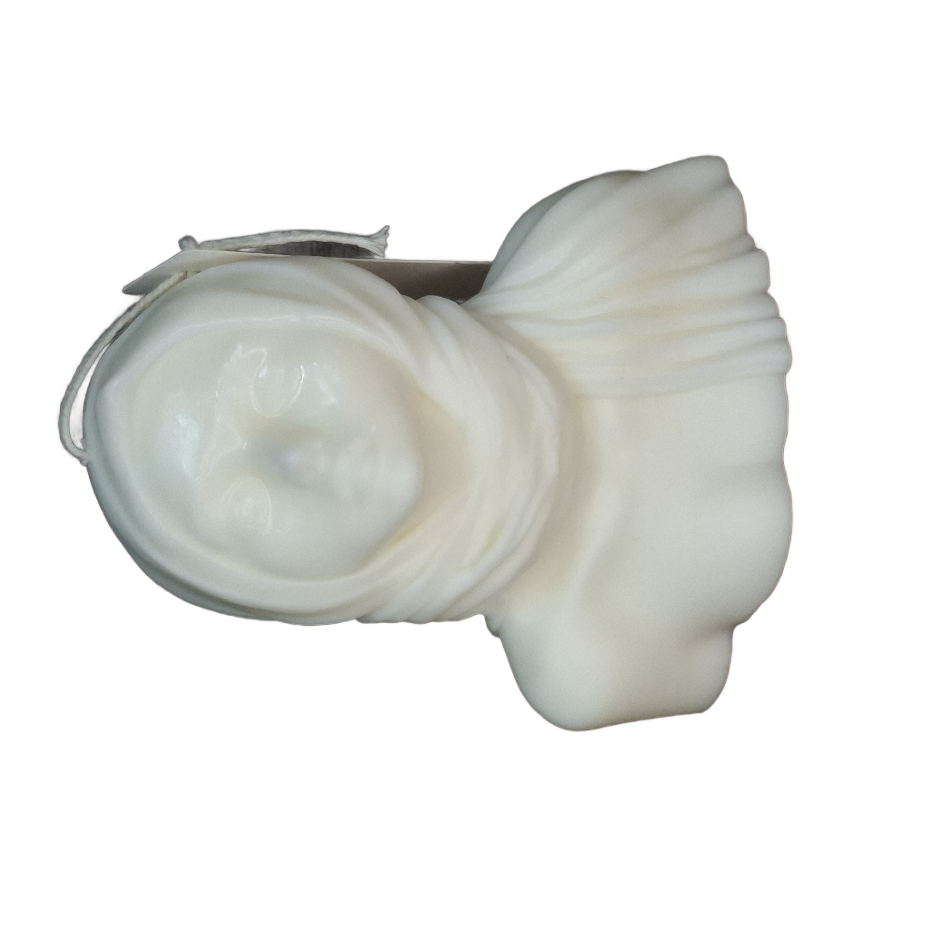 Świeca Dekoracyjna Biała Sojowa Naturalna Ozdobna Prezent Duża Dama