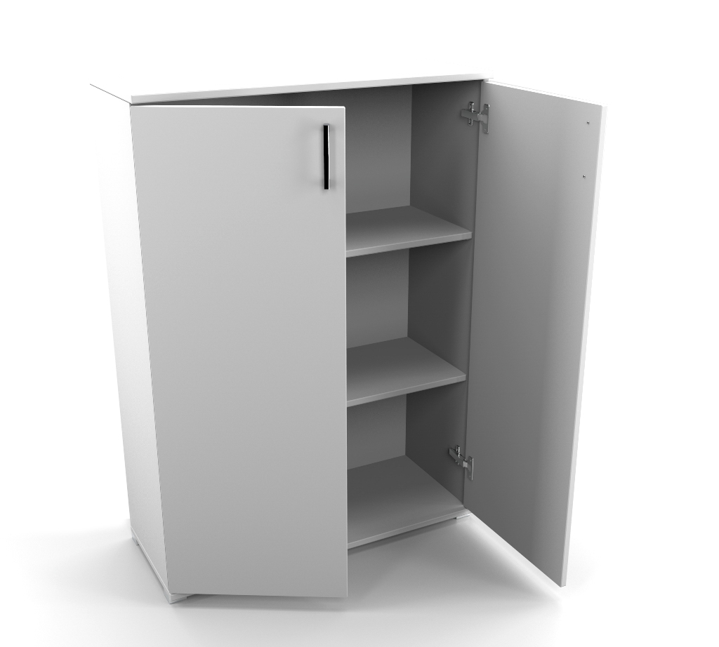 Szafka stojąca POLA 2D 110/80/32 - Biały