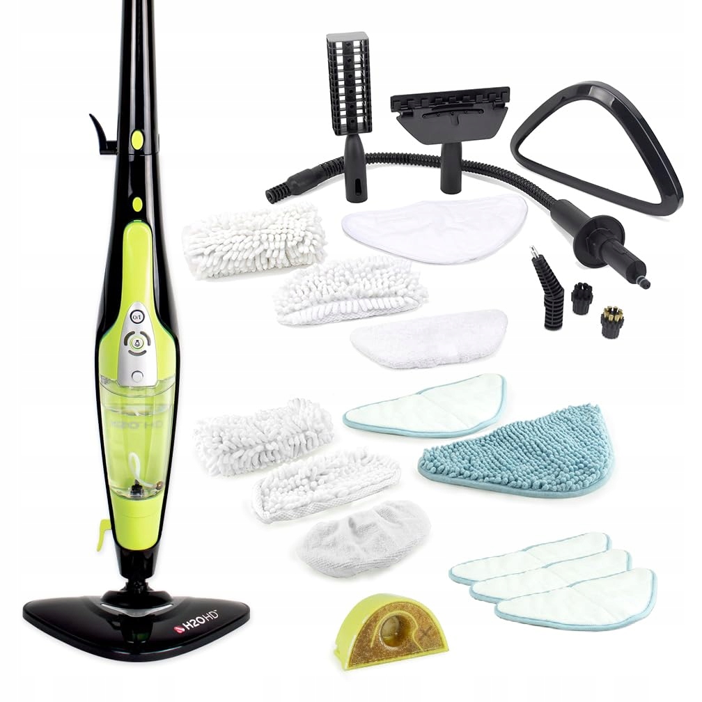 Mop cu aburi H2O HD Pro, 1500W, 99,9% bacterii eliminate, 450ml
